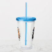 悪くなろう |黒い魔女猫 アクリルタンブラー (右)