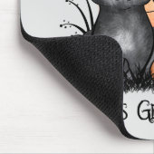 悪くなろう |黒い魔女猫 マウスパッド (コーナー)