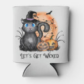 悪くなろう |黒い魔女猫 缶クーラー (正面)