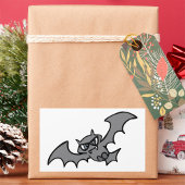 悪こうもり 長方形シール