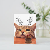 悪と天使が頭の上に ポストカード (スタンド正面)