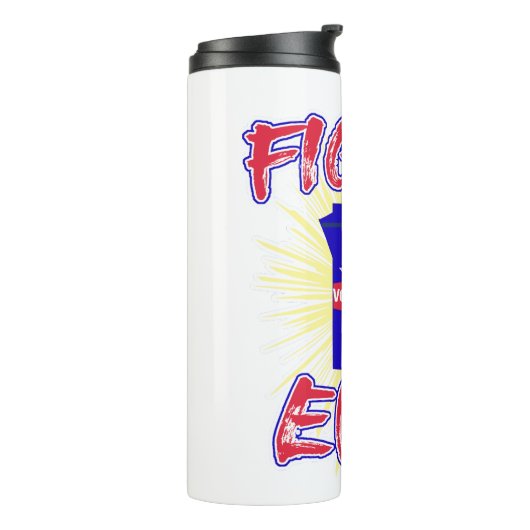 悪と戦う投票だけで政治声明アークールト タンブラー (回転左)