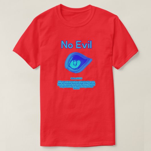 悪なし - トロピカルウェーブロゴ - Tシャツ (デザイン正面)