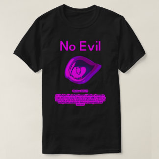 悪なし - パープル・パッション - Tシャツ