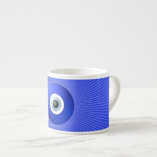 悪のまなざしに対して保護するべき護符 エスプレッソカップ (正面右)