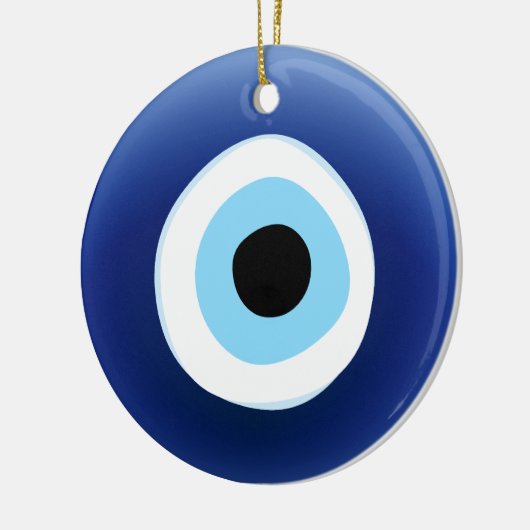 悪のまなざしのお守りのオーナメント セラミックオーナメント (左)