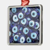 悪のまなざしの保護お守り メタルオーナメント (左)