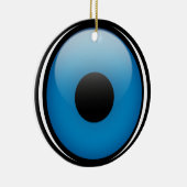 悪のまなざしの保護ギリシャ語Ojo セラミックオーナメント (右)