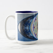 "悪のまなざし"の保護マグ ツートーンマグカップ (左)