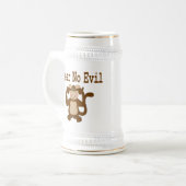 悪のシュタインの音を聞かない ビールジョッキ (正面左)