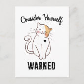 悪のネコに注意しろ ポストカード (正面)
