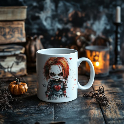 悪の人形 コーヒーマグカップ