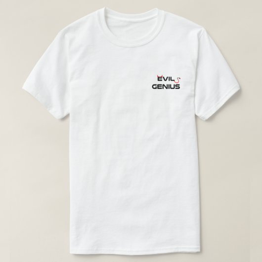 悪の天才Tシャツ Tシャツ (デザイン正面)