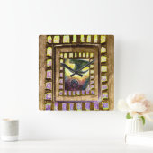 悪の征服 スクエア壁時計 (ホーム)