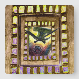 悪の征服 スクエア壁時計