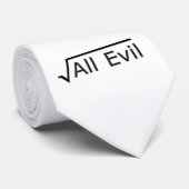 悪の根源 – 数学のユーモア/数学のギーク ネクタイ (ロール)