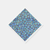 悪の目のチャームパターン スタンダードカクテルナプキン (角)