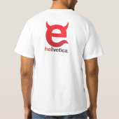 悪の"e"ロゴ tシャツ (裏面)