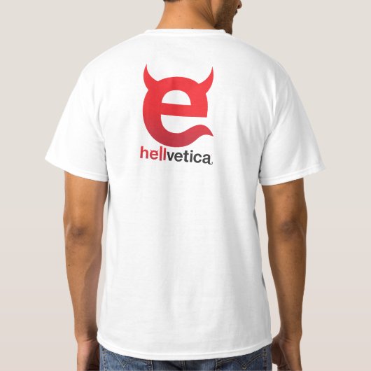 悪の"e"ロゴ tシャツ (裏面)