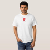 悪の"e"ロゴ tシャツ (正面フル)