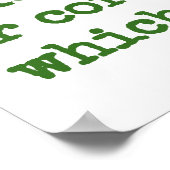 悪はそれ自体の実体を持っていない – 腐敗クート ポスター (角)