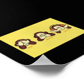 悪は見ず悪は話見ず、悪は聞かない ポスター (角)