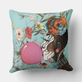 悪びれずに私は枕をリミックスします クッション (裏面)