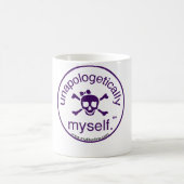 悪びれずに自分自身マグ コーヒーマグカップ (中央)