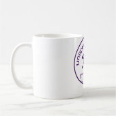悪びれずに自分自身マグ コーヒーマグカップ (左)