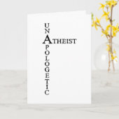 悪びれない無神論者 カード (黄色い花)