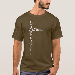 悪びれない無神論者 Tシャツ