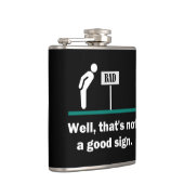 悪ふざけではなおもしろいい フラスク (右)