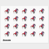悪ふざけピエロドクロ ラウンドシール (シート)