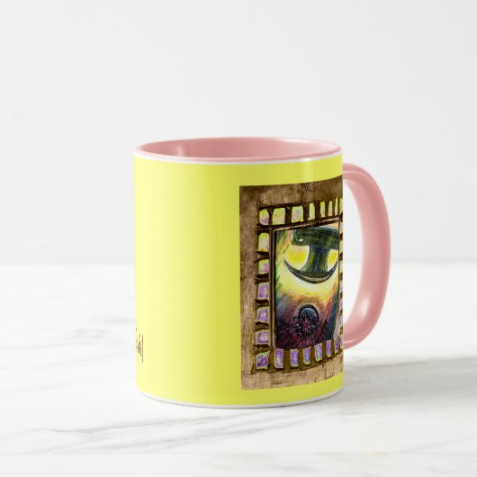 悪を征服する マグカップ (正面右)