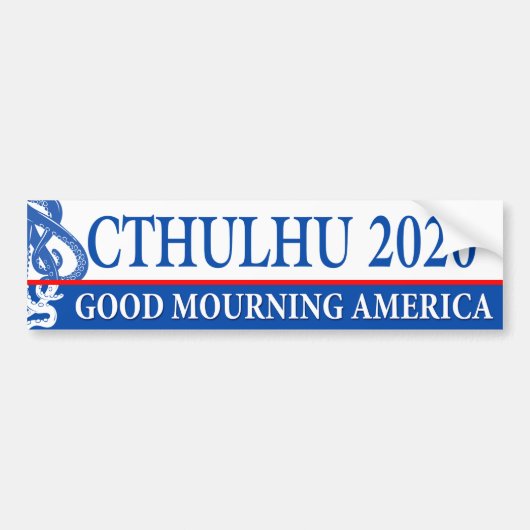 悪を数えることができる – Ctulhu 2020バンプに投票 バンパーステッカー (正面)
