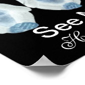 悪を聞かない悪を見ない悪を持っていないおもしろい!! ポスター (角)