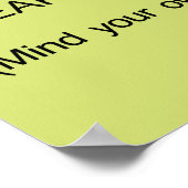 悪を見ず、悪を聞くな話い、悪を聞かない ポスター (角)