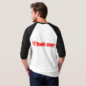 悪を見ないで下さい。  悪を聞かないで下さい。  頭脳を食べて下さい Tシャツ (裏面フル)