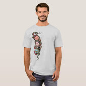 悪を見よ話よ悪を見ず悪を聞くな Tシャツ (正面フル)