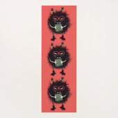 悪オタク系のキャラクターかわいいゴシック本の恋人 ヨガマット (裏面)