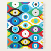 悪カラフル眼保護パターン プランナー手帳 (裏面)
