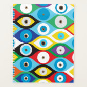 悪カラフル眼保護パターン プランナー手帳 (正面)