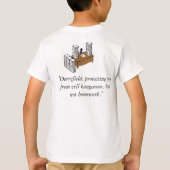 悪カンガルー Tシャツ (裏面)