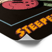 悪クラシック断層に染まったロック ポスター (角)