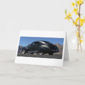 悪クール誕生日カード カード (黄色い花)