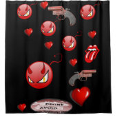 悪シャワーカーテン シャワーカーテン (正面)