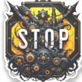 悪ストップ徴 シール (正面)
