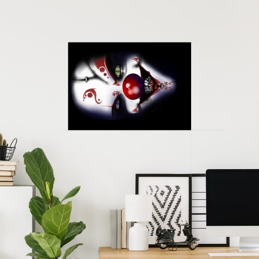 悪ピエロ ポスター (ホームオフィス)