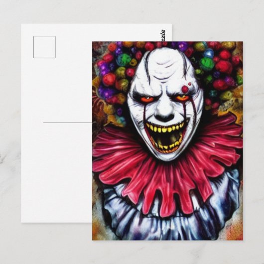 悪ピエロ ポストカード (正面/裏面)