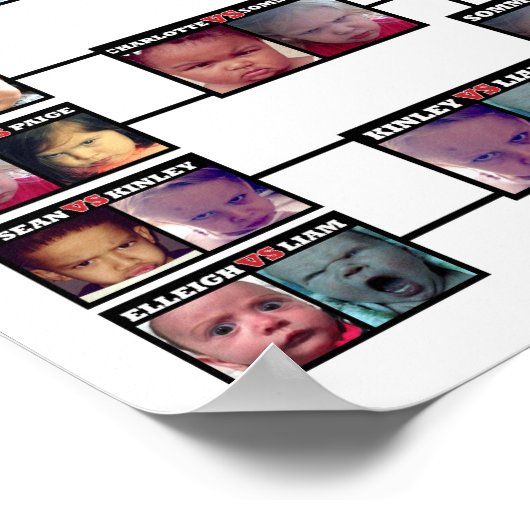 悪ベビーのグレアオフ2014トーナメントポスター ポスター (角)